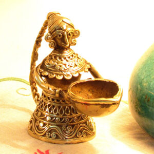 Dhokra Oil Lamp